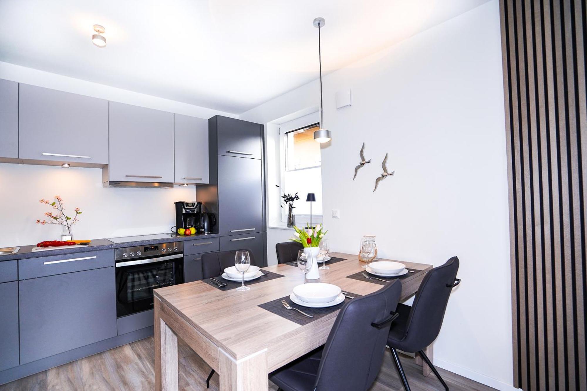 Апартаменты Kontor Fofftein, Whg 4 Грёмиц Экстерьер фото